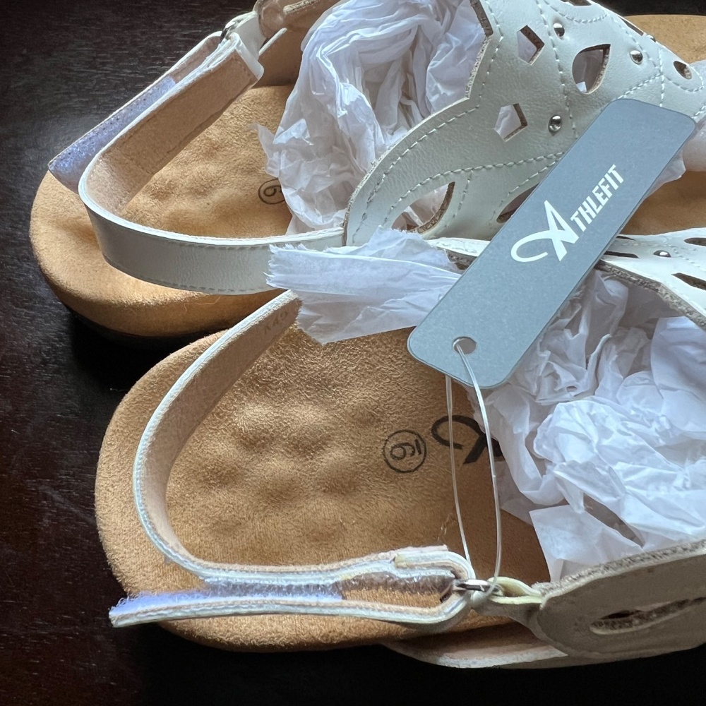 Athlefit Orthopedic Sandals White - Picture 6 of 7